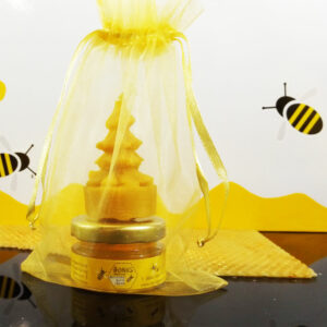 Bienenwachskerze Weihnachtsbaum Honig