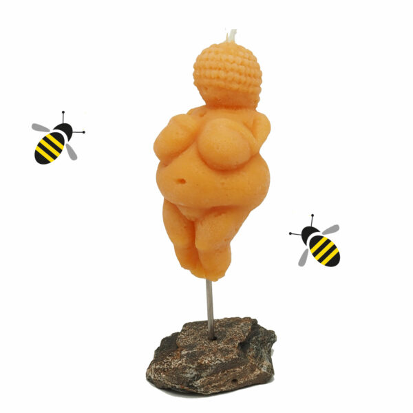 Bienenwachskerze Venus von Willendorf