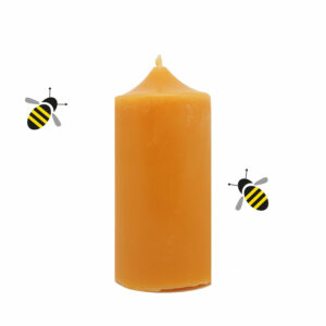 Bienenwachskerze Stumpen 10 cm