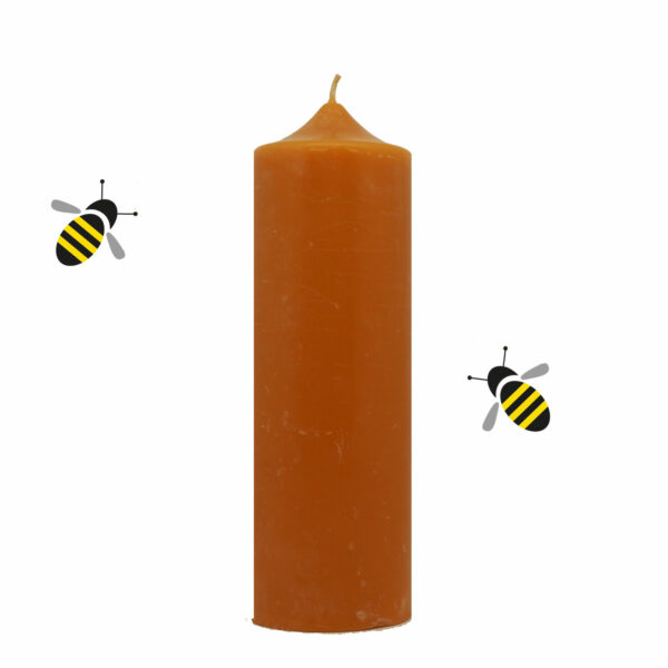 Bienenwachskerze Stumpen 20 cm