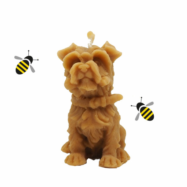 Bienenwachskerze Hund