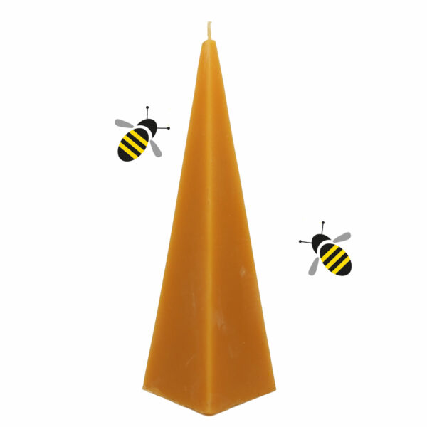 Dekorative Bienenwachskerze Pyramide