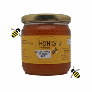 Bio Waldhonig mit Blüte 500