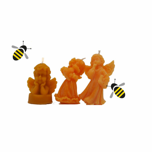 3 Bienenwachsengel