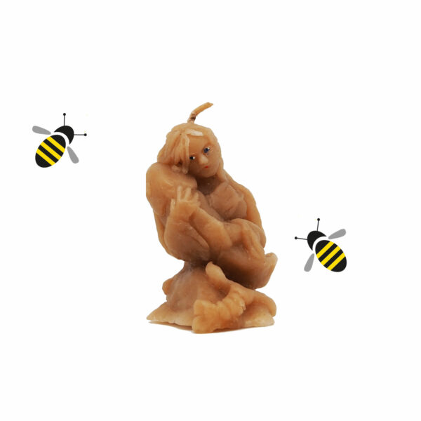 Bienenwachskerze Nixe