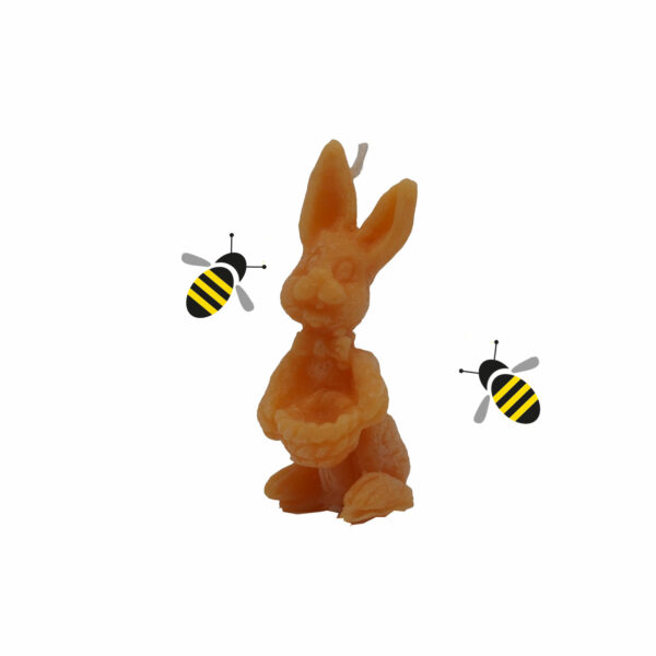 Bienenwachskerze Osterhase