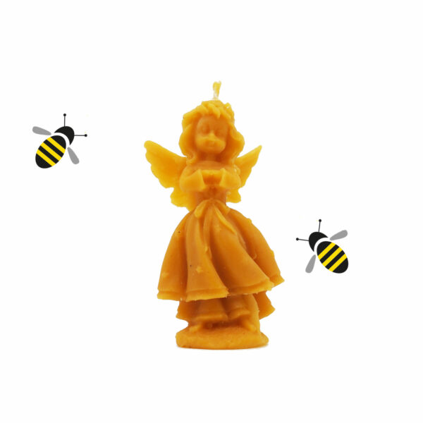 Bienenwachskerze Weihnachtsengel